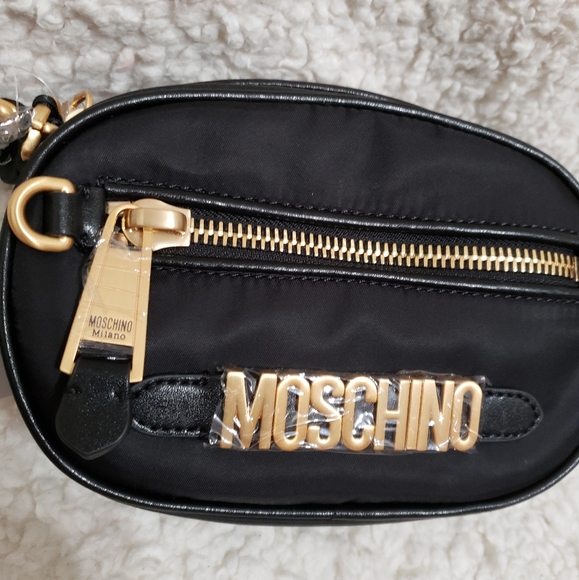Moschino Nylon-Blend Logo Shoulder Bag - Picture 8 of 13